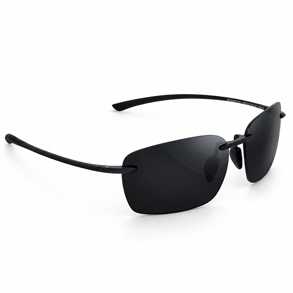Men's Rimless Polarized Sunglasses for Outdoor Activities