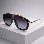 Men's Sculpted Design Sunglasses with UV Protection