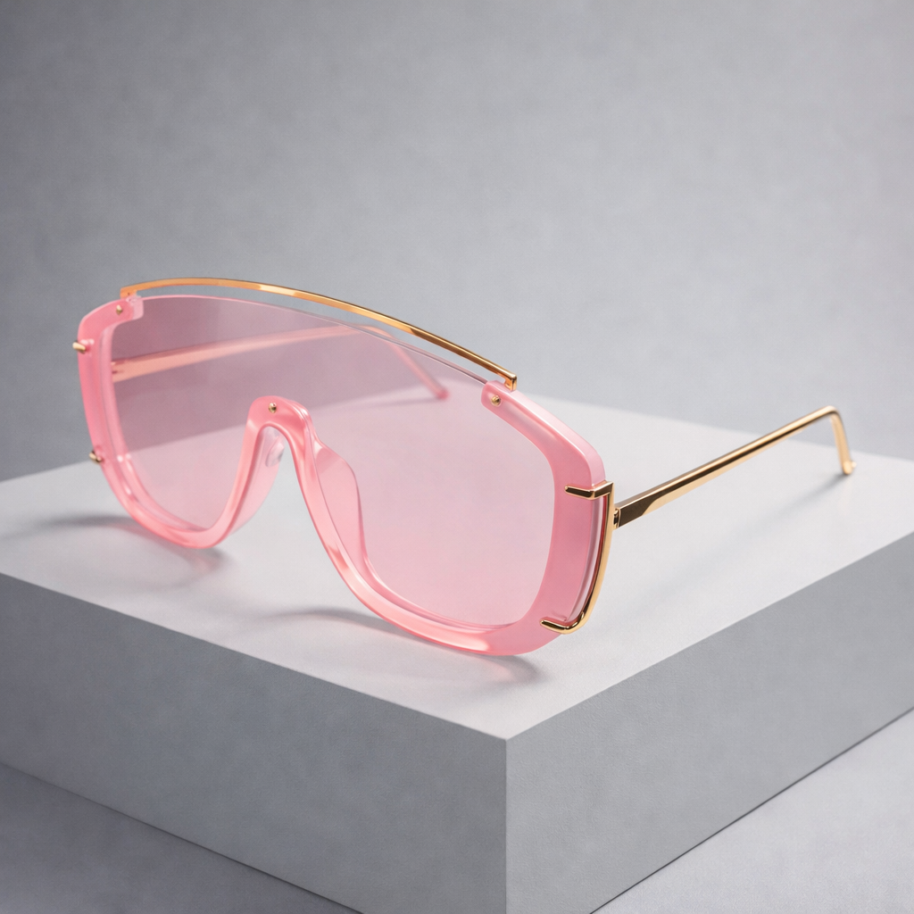 Men's Sculpted Design Sunglasses with UV Protection
