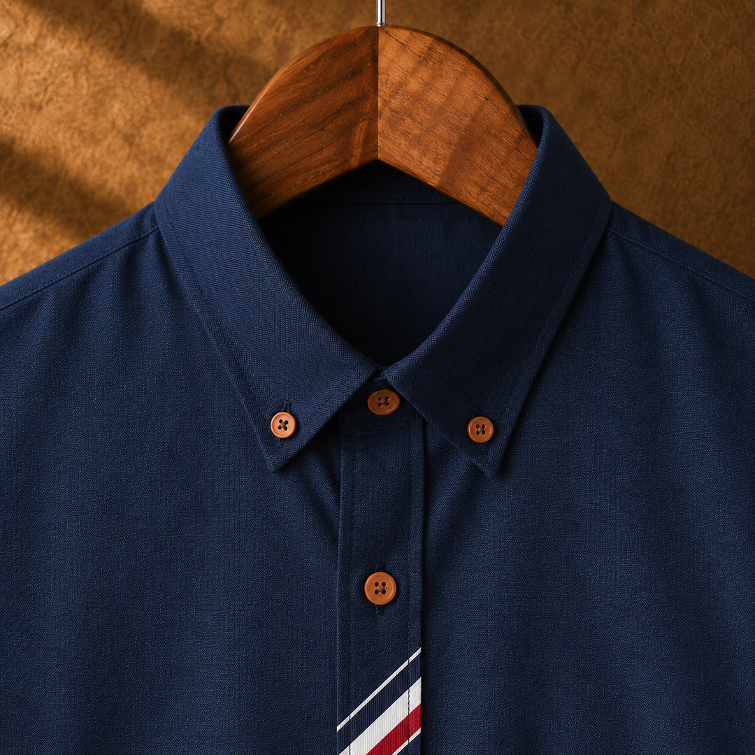 Men's Short Sleeve Button-Down Pocket Shirt