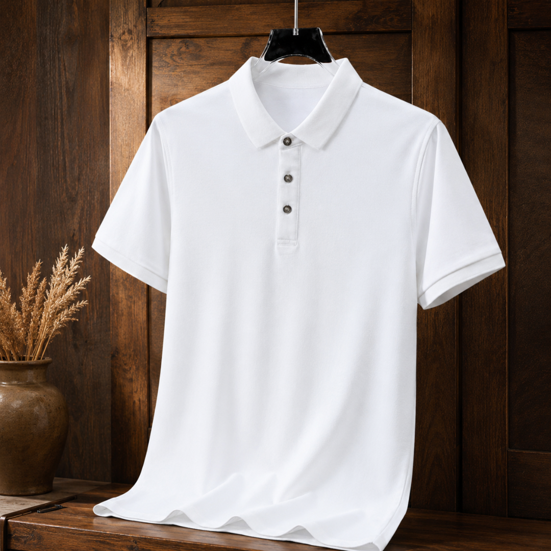Men's Soft-Touch Casual Polo Shirt