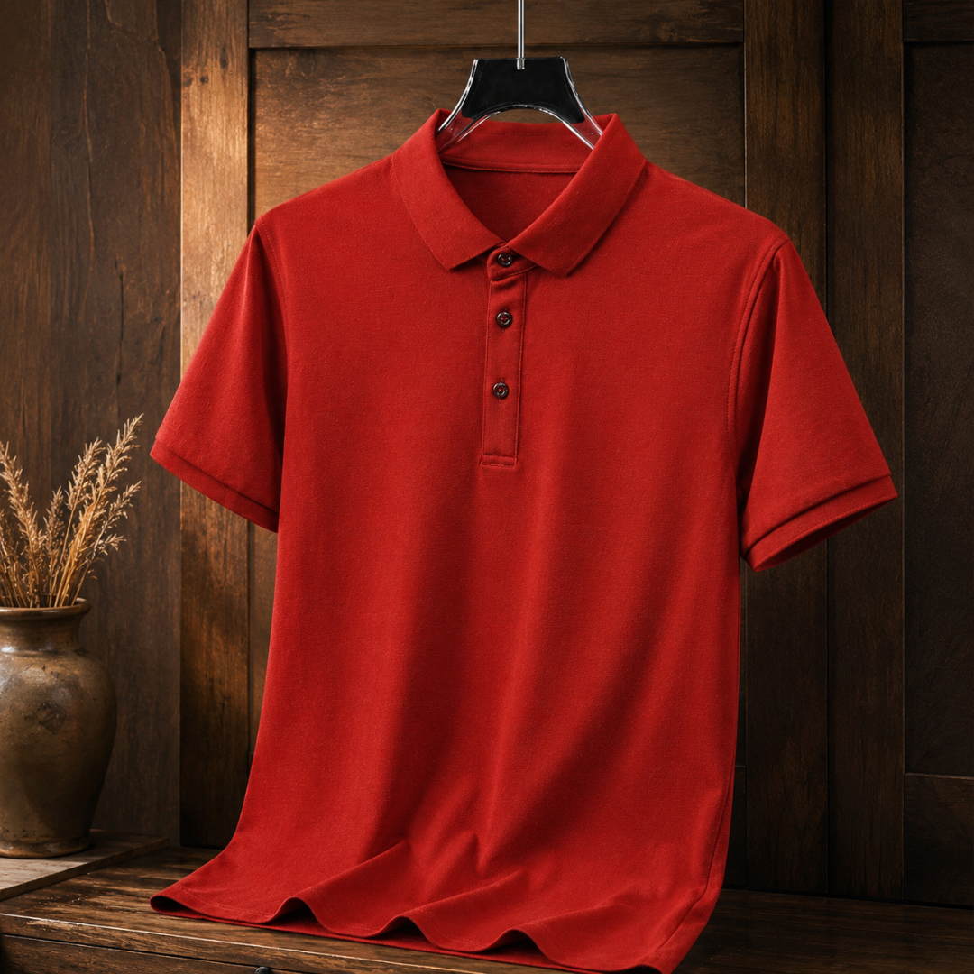Men's Soft-Touch Casual Polo Shirt