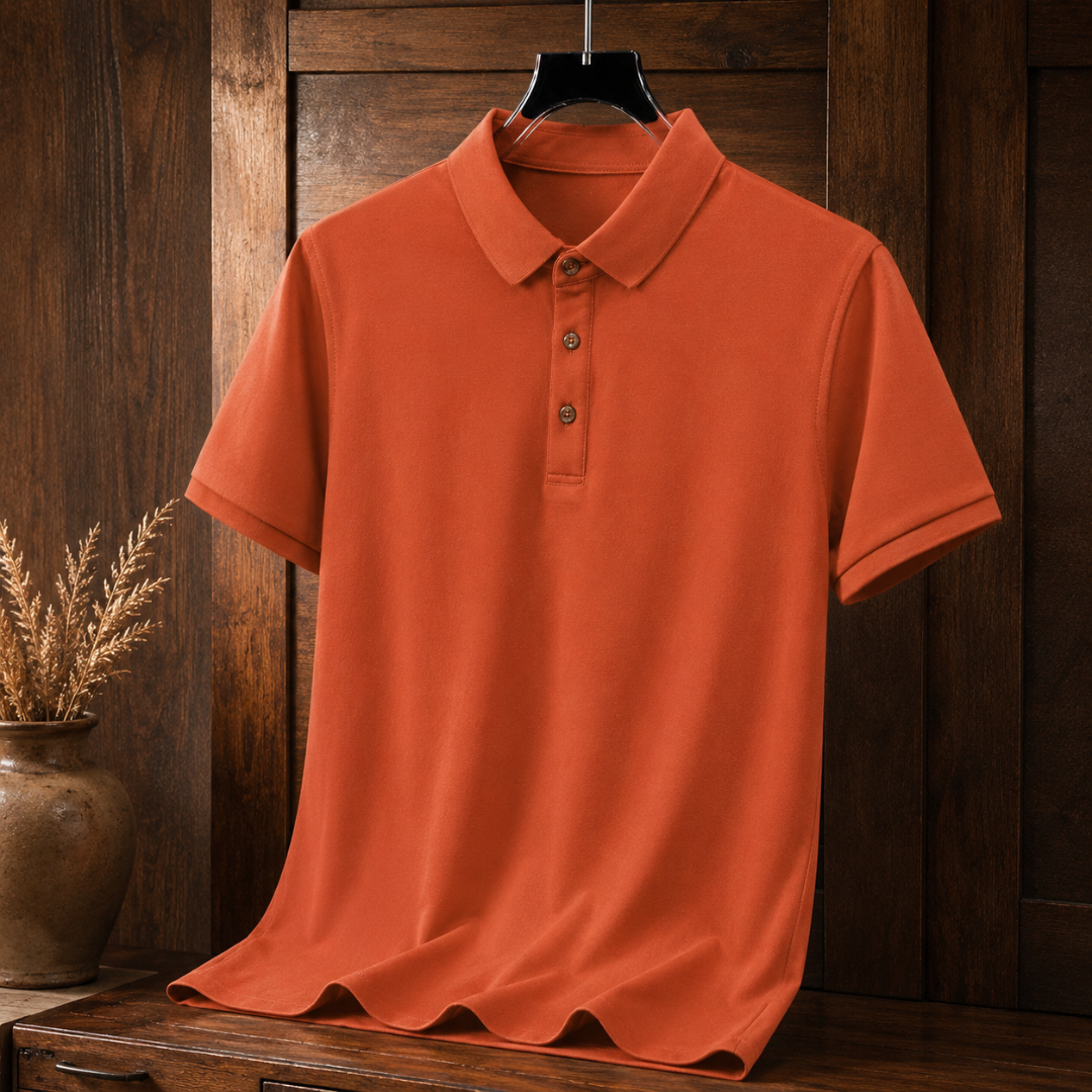 Men's Soft-Touch Casual Polo Shirt