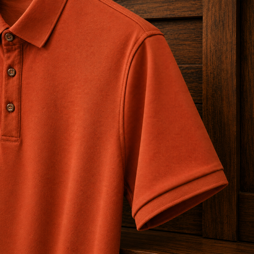 Men's Soft-Touch Casual Polo Shirt