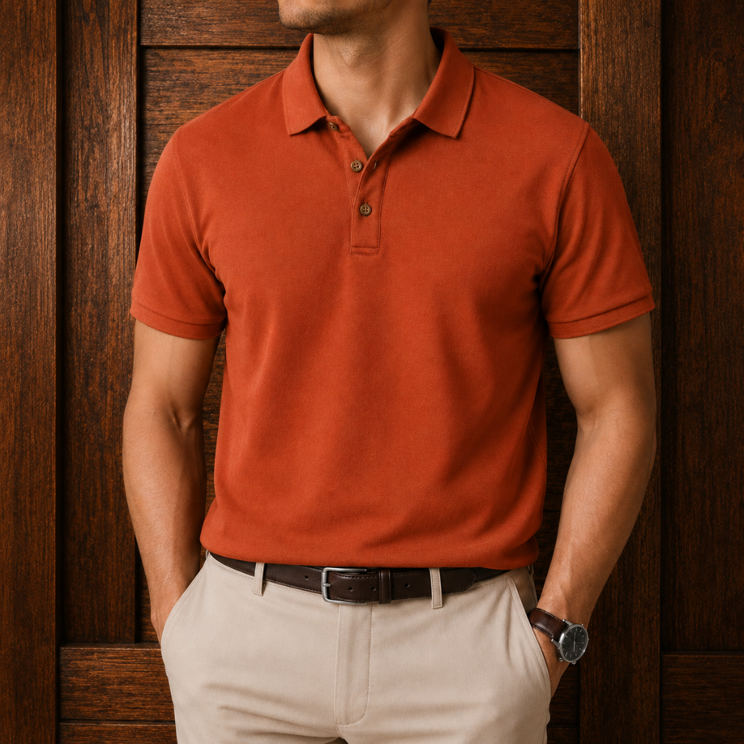 Men's Soft-Touch Casual Polo Shirt