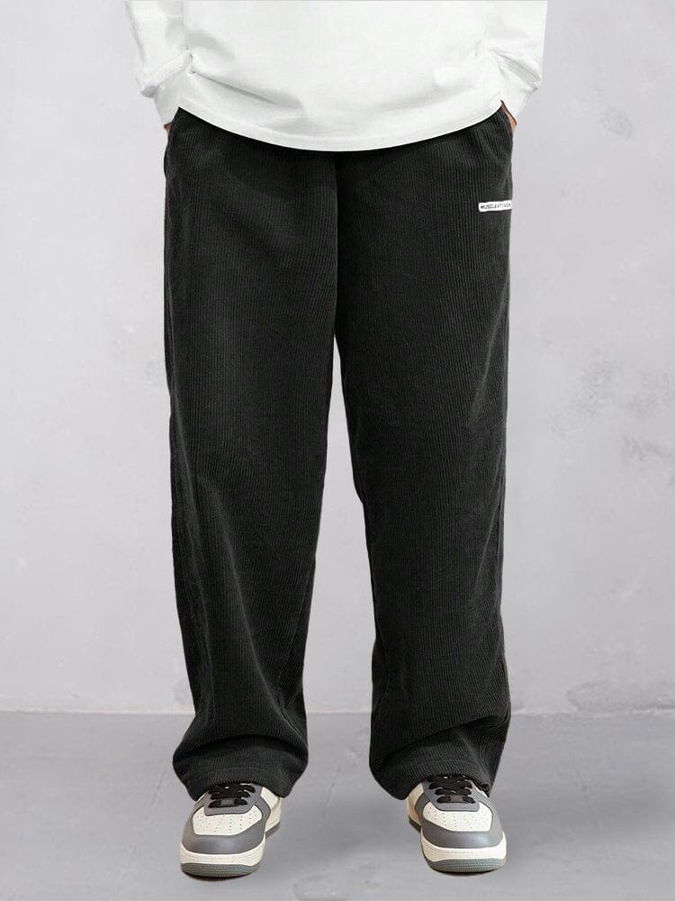 Men's Soft Corduroy Straight Leg Pants
