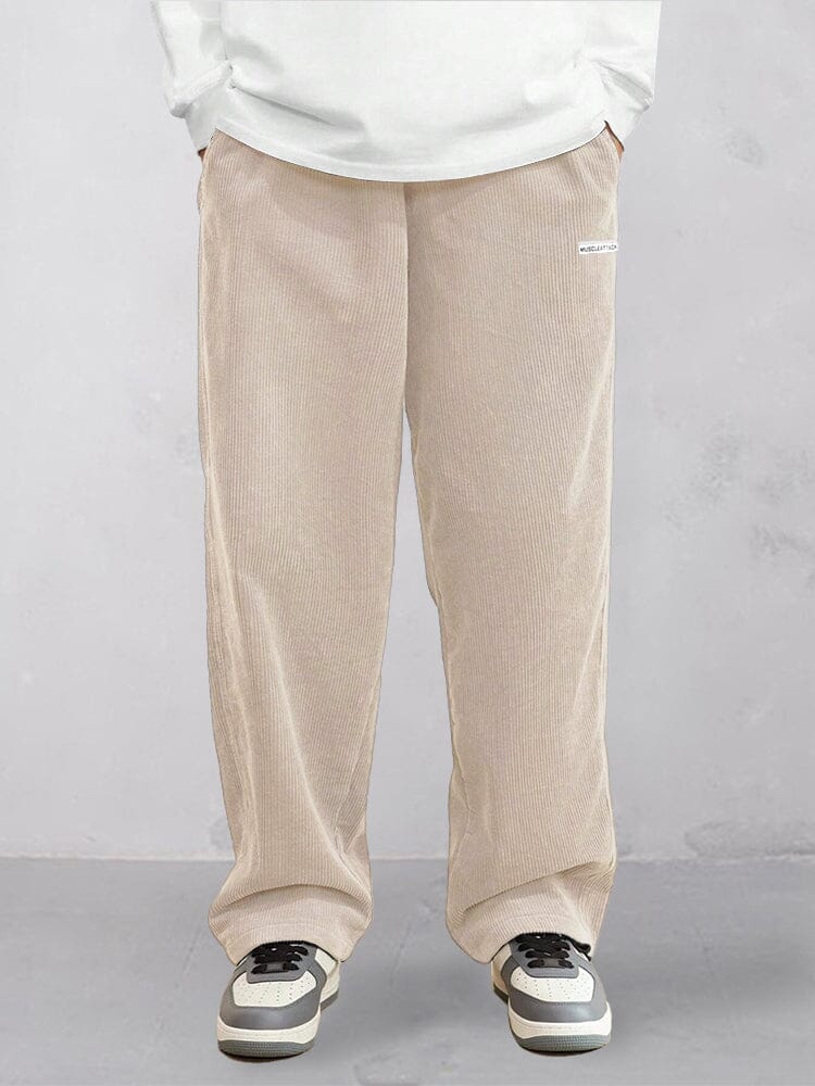 Men's Soft Corduroy Straight Leg Pants