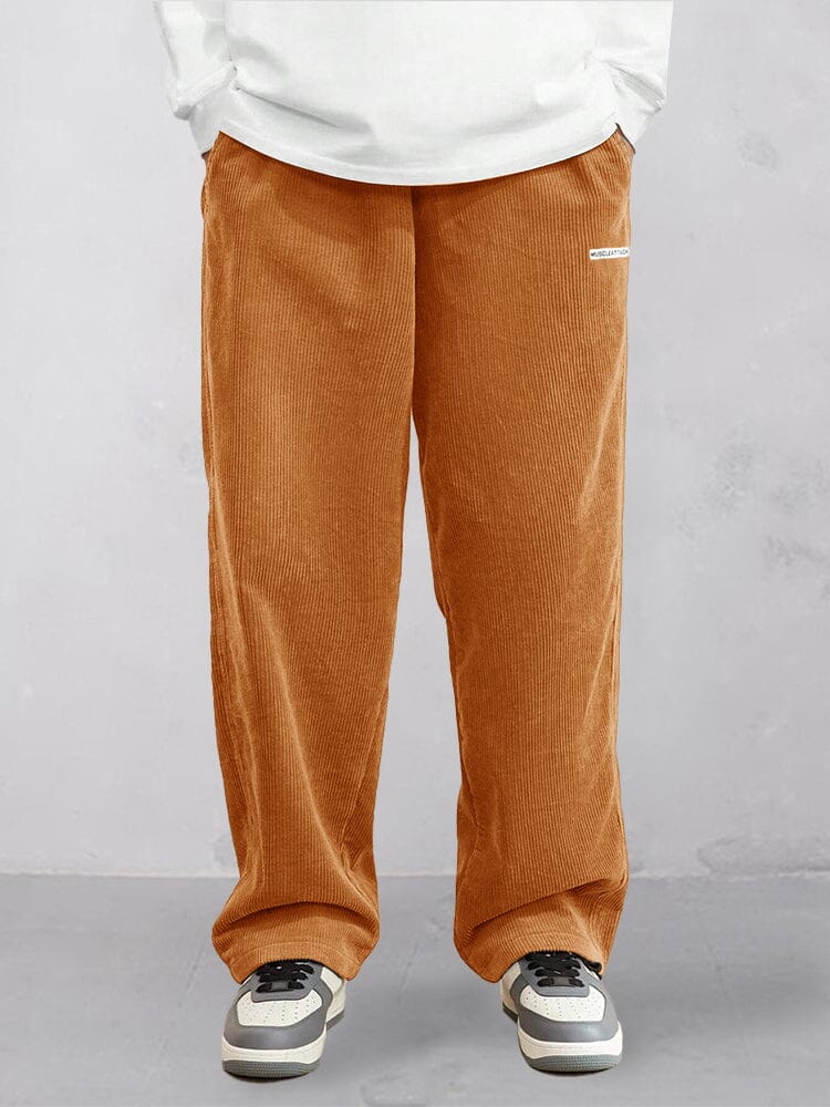 Men's Soft Corduroy Straight Leg Pants