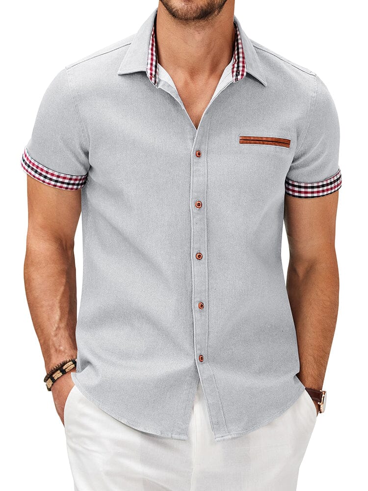 Men's Soft Cotton Blend Work Shirt
