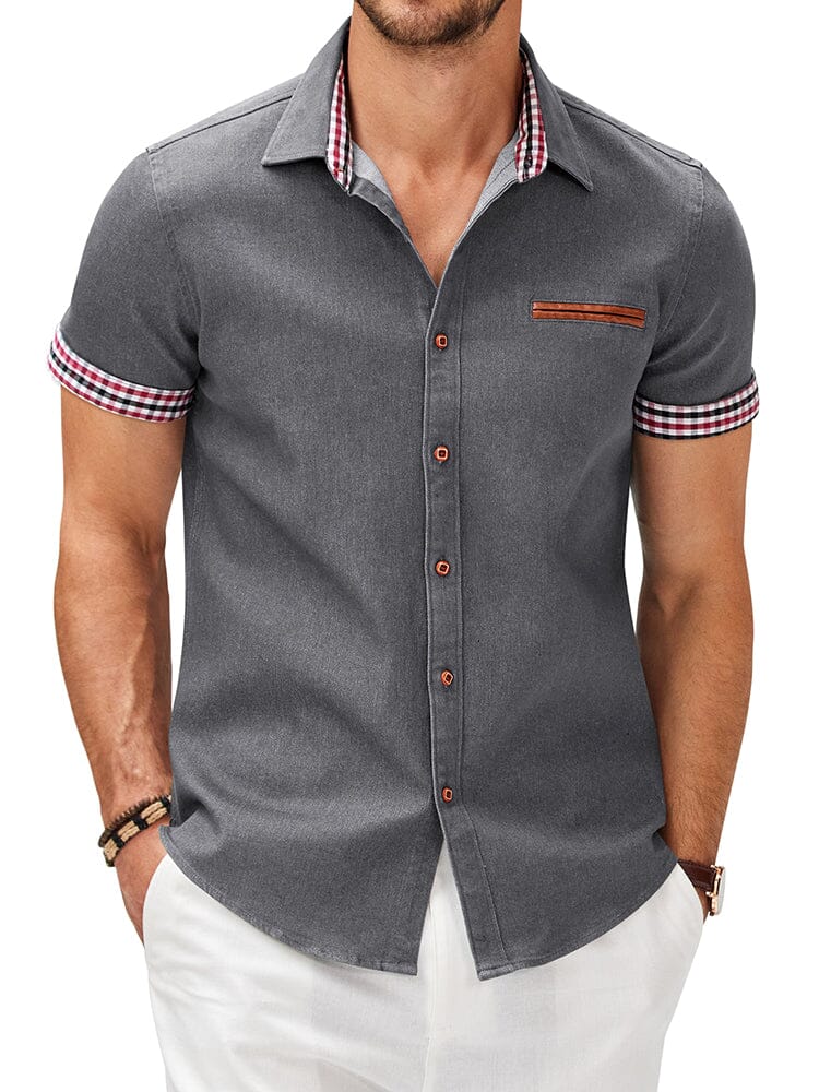 Men's Soft Cotton Blend Work Shirt