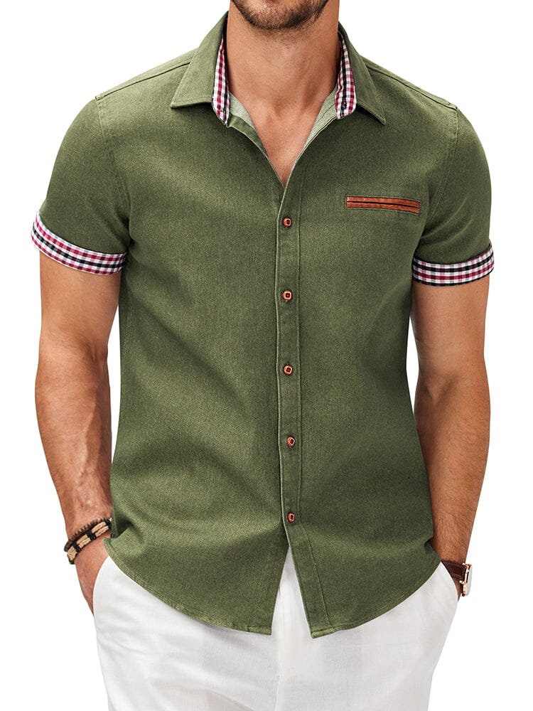 Men's Soft Cotton Blend Work Shirt