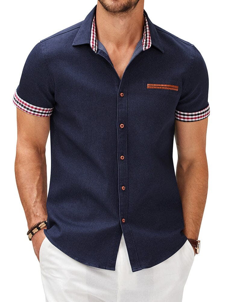 Men's Soft Cotton Blend Work Shirt