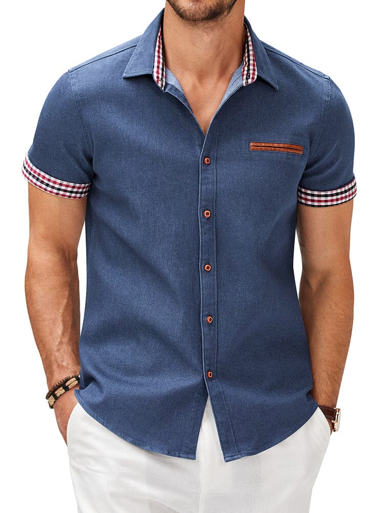 Men's Soft Cotton Blend Work Shirt