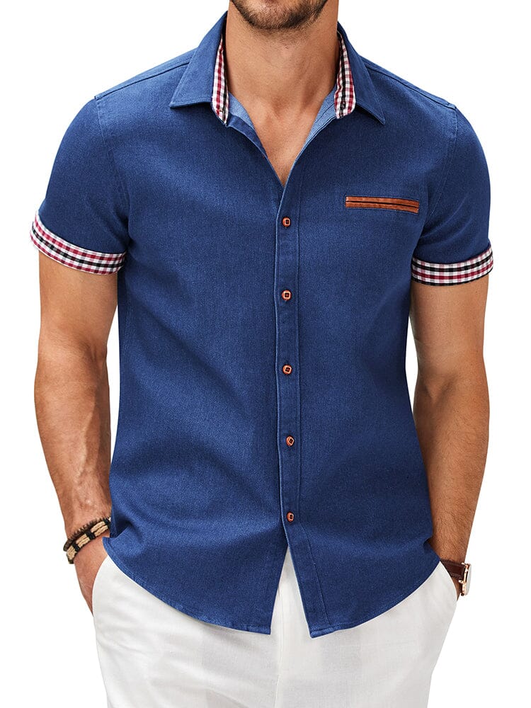 Men's Soft Cotton Blend Work Shirt