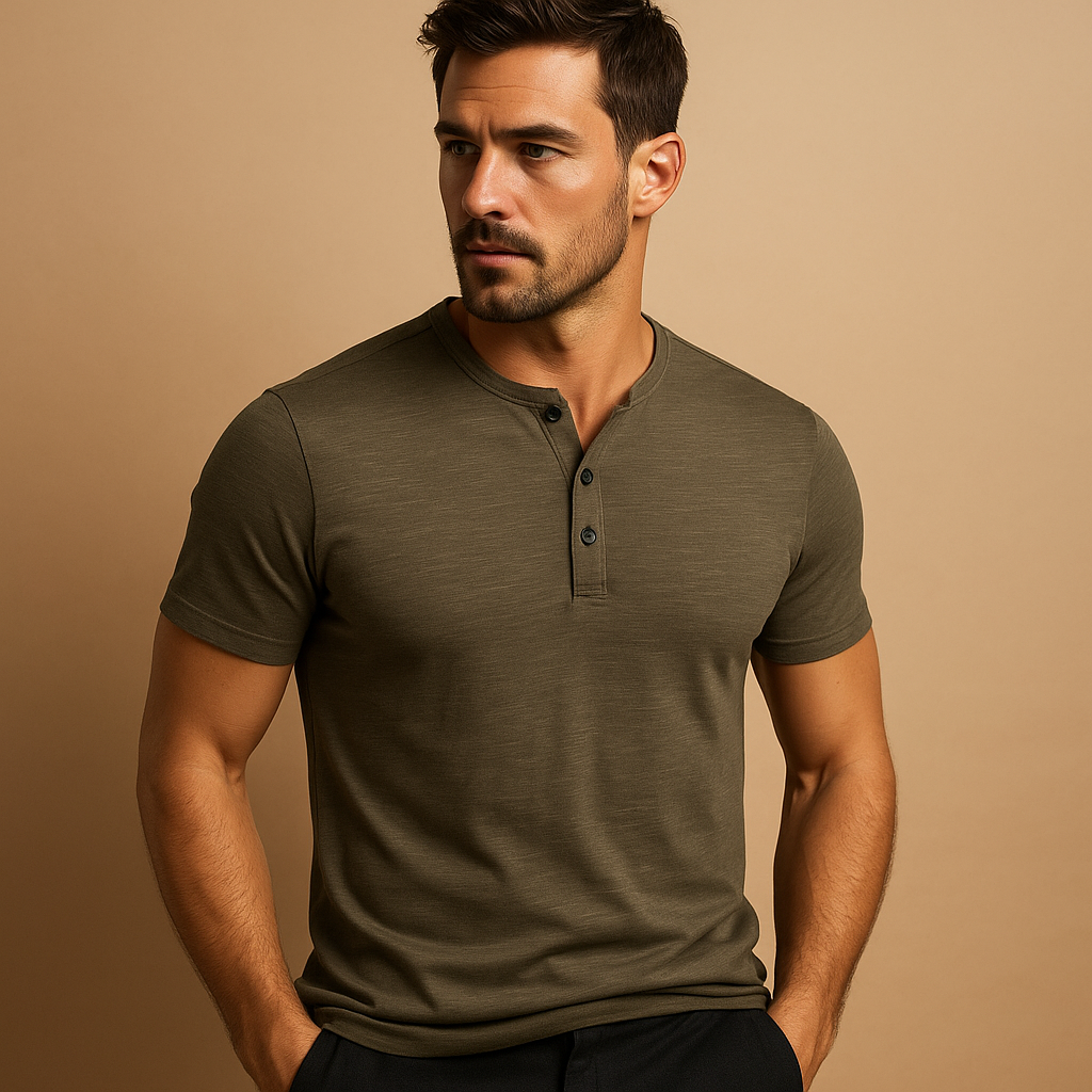 Men's Soft Cotton Crew Neck T-Shirt
