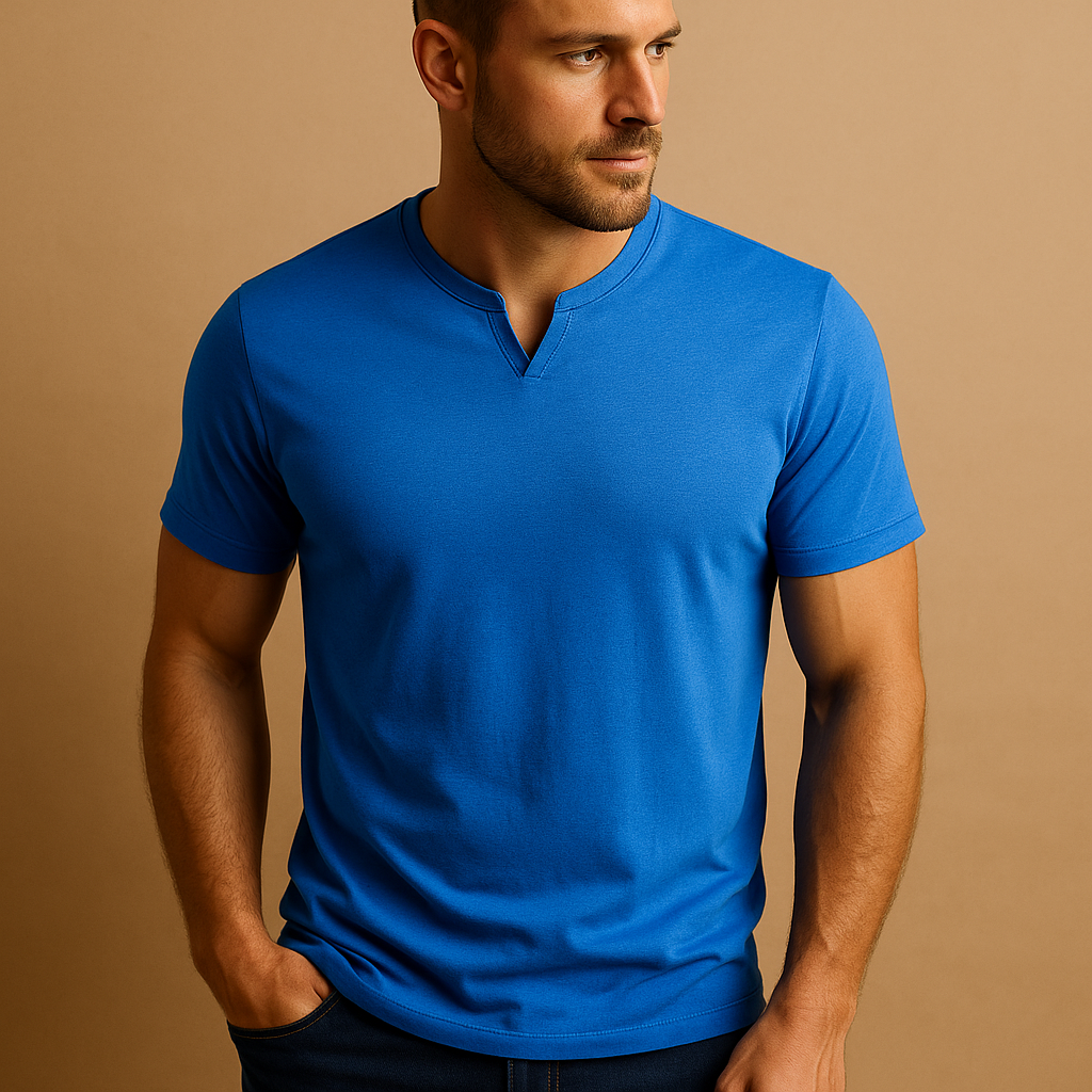 Men's Soft Cotton Crew Neck T-Shirt