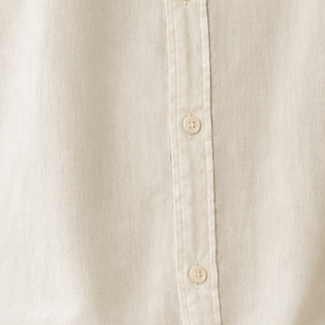 Men's Soft Fabric Loose Fit Short Sleeve Button-Down Shirt