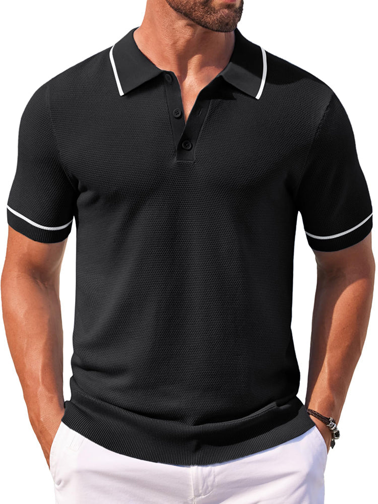 Men's Soft Knit Polo Shirt