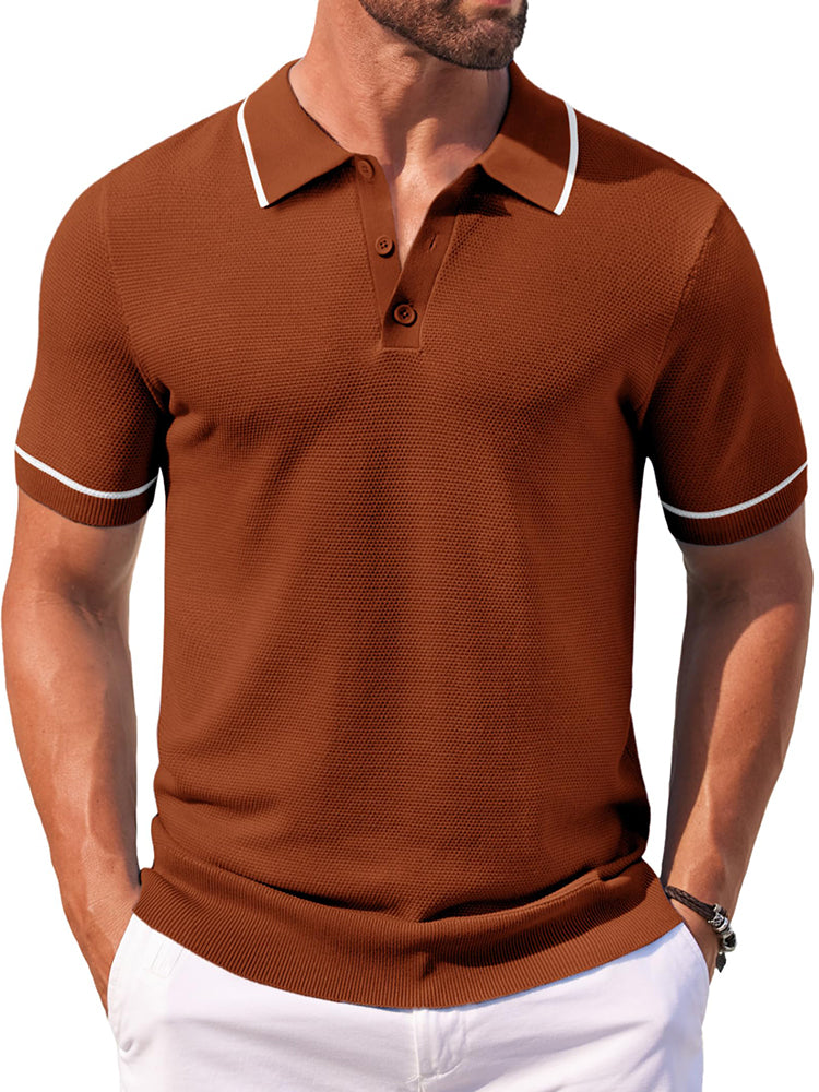 Men's Soft Knit Polo Shirt