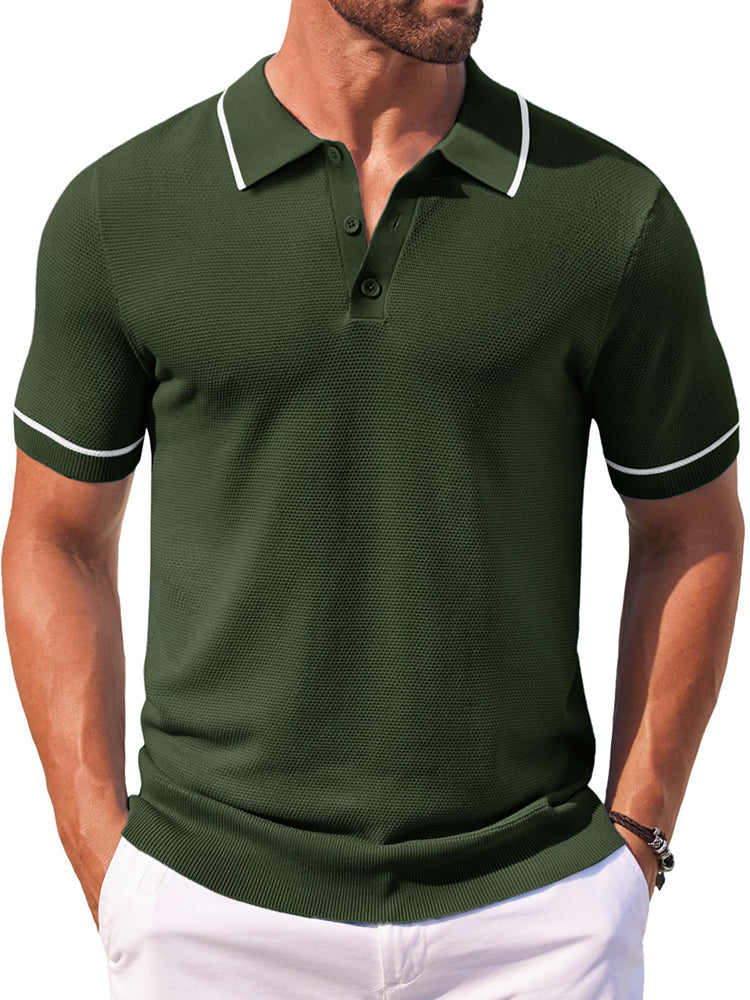 Men's Soft Knit Polo Shirt
