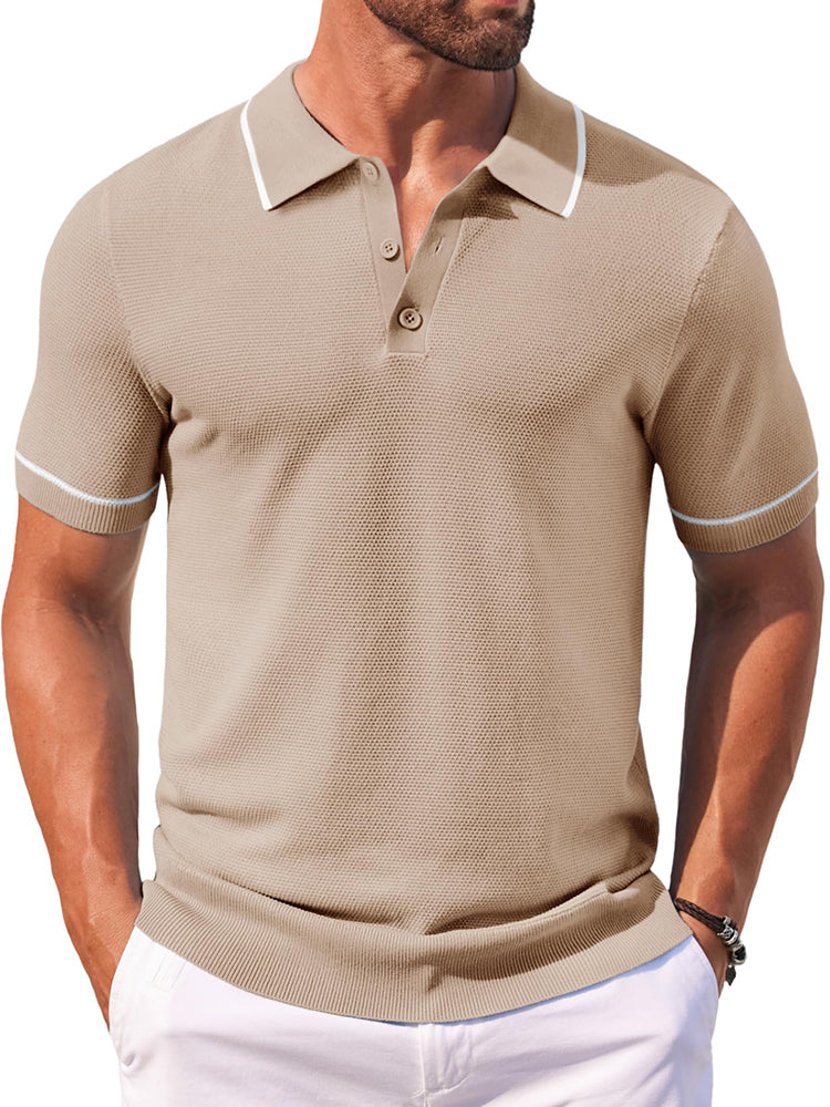 Men's Soft Knit Polo Shirt