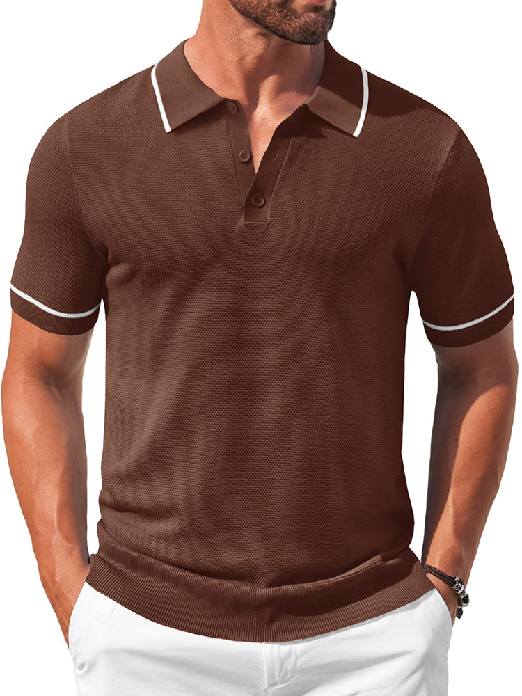 Men's Soft Knit Polo Shirt