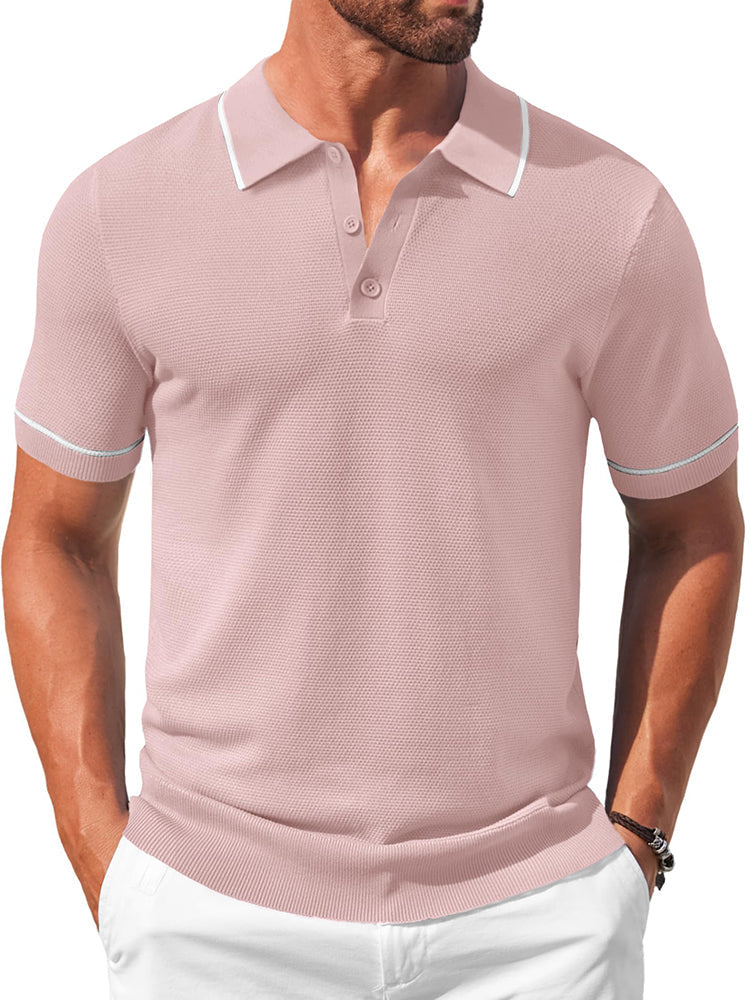 Men's Soft Knit Polo Shirt
