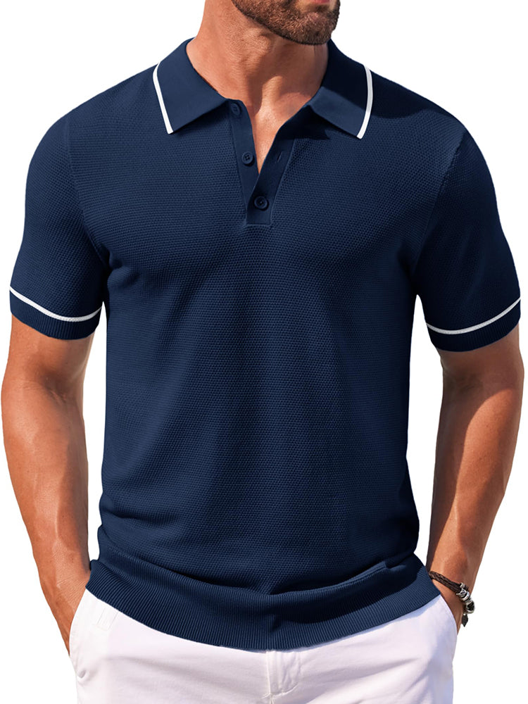 Men's Soft Knit Polo Shirt