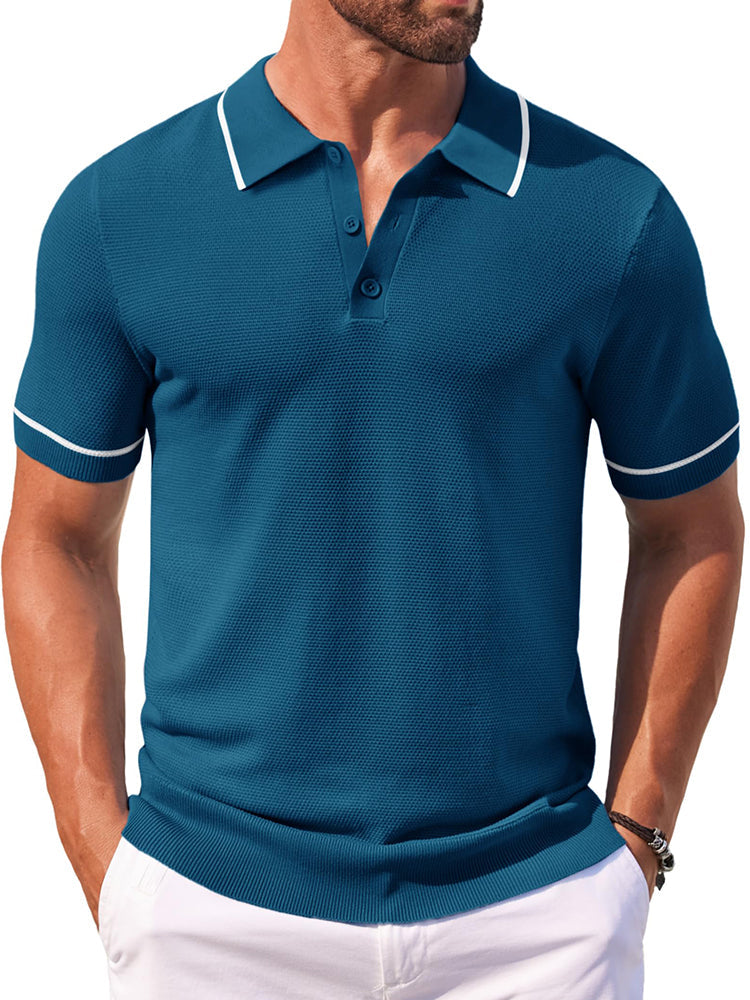 Men's Soft Knit Polo Shirt