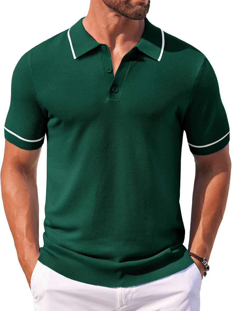 Men's Soft Knit Polo Shirt