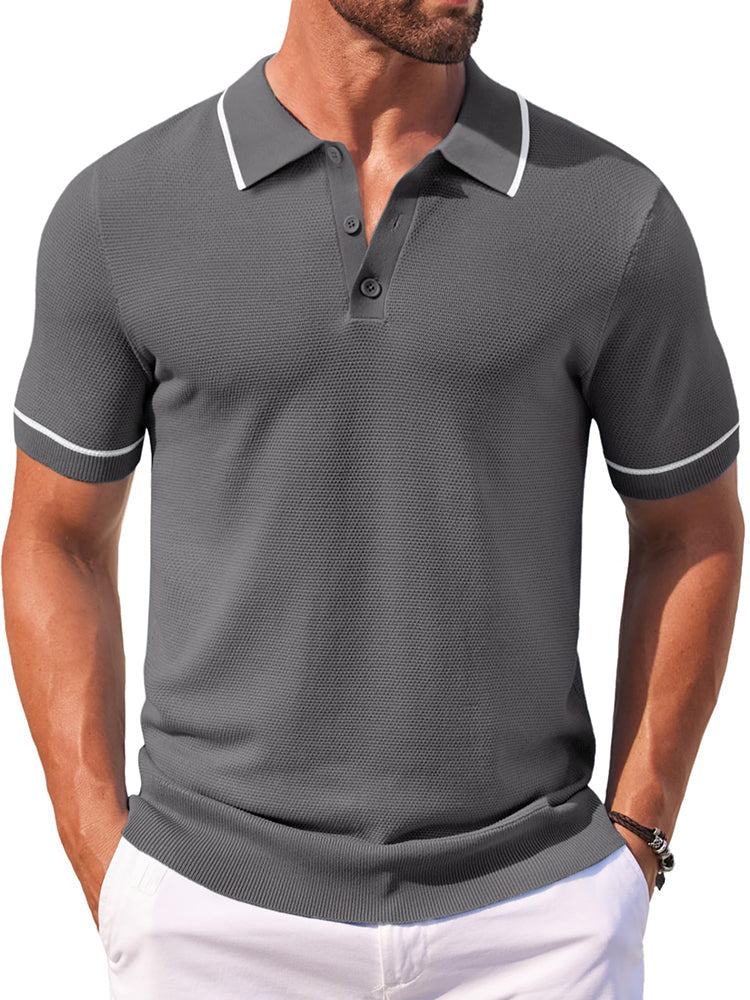 Men's Soft Knit Polo Shirt