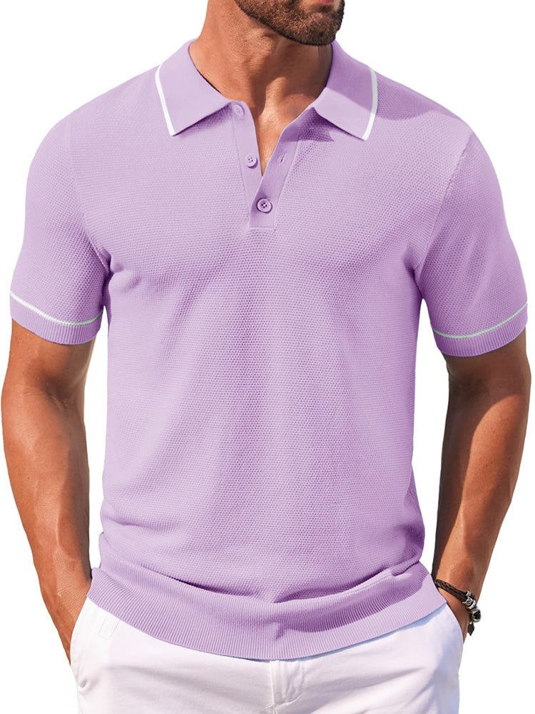 Men's Soft Knit Polo Shirt