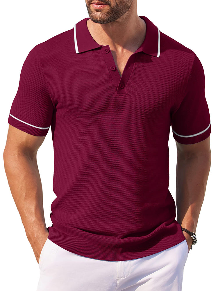 Men's Soft Knit Polo Shirt