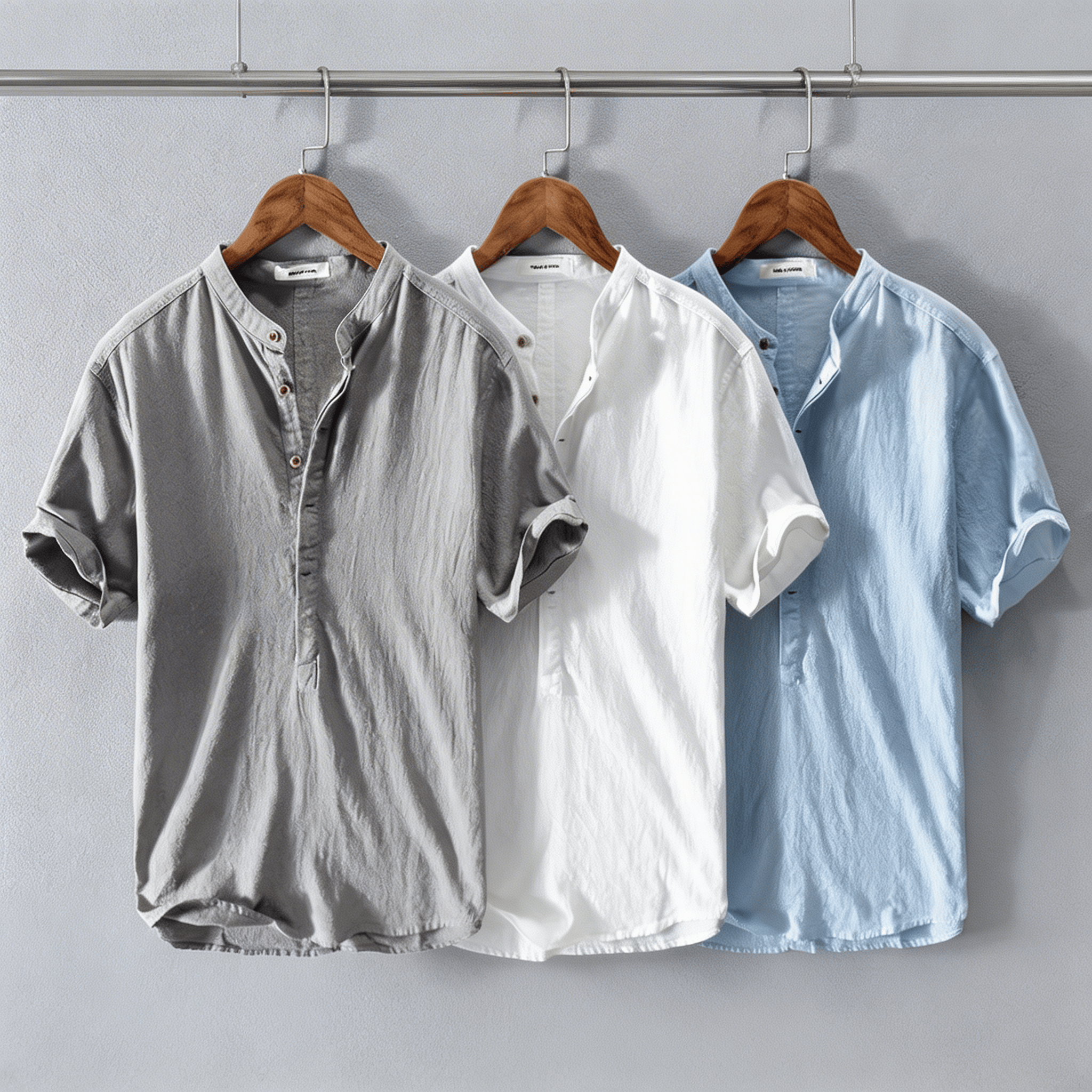 Men's Soft Linen Blend Short-Sleeve Shirt
