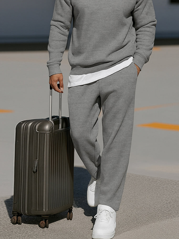 Men's Soft Polyester Cotton 2-Piece Sweatsuit