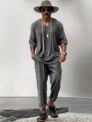 Men's Soft Stretch Casual 2-Piece Outfit