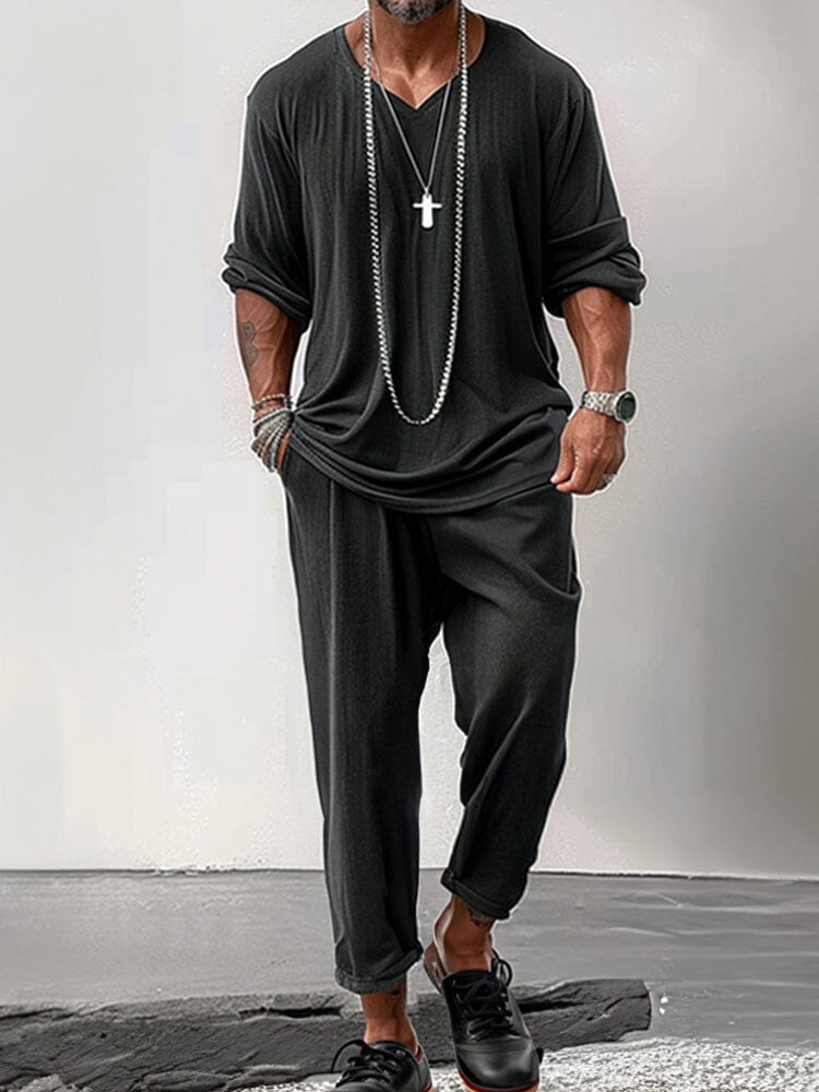 Men's Soft Stretch Casual 2-Piece Outfit