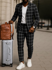 Men's Soft Touch Blazer And Pant Set For Men