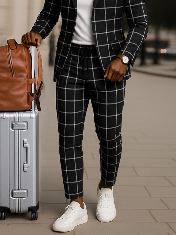 Men's Soft Touch Blazer And Pant Set For Men