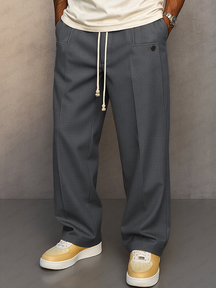 Men's Soft Urban Style Drawstring Pants