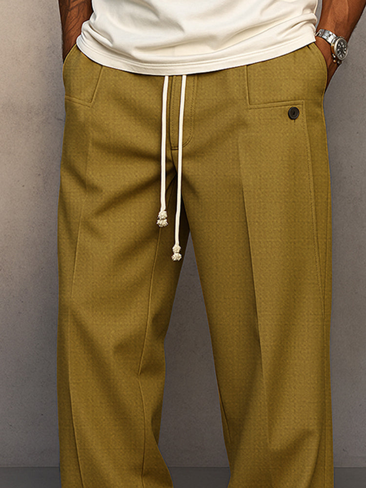 Men's Soft Urban Style Drawstring Pants