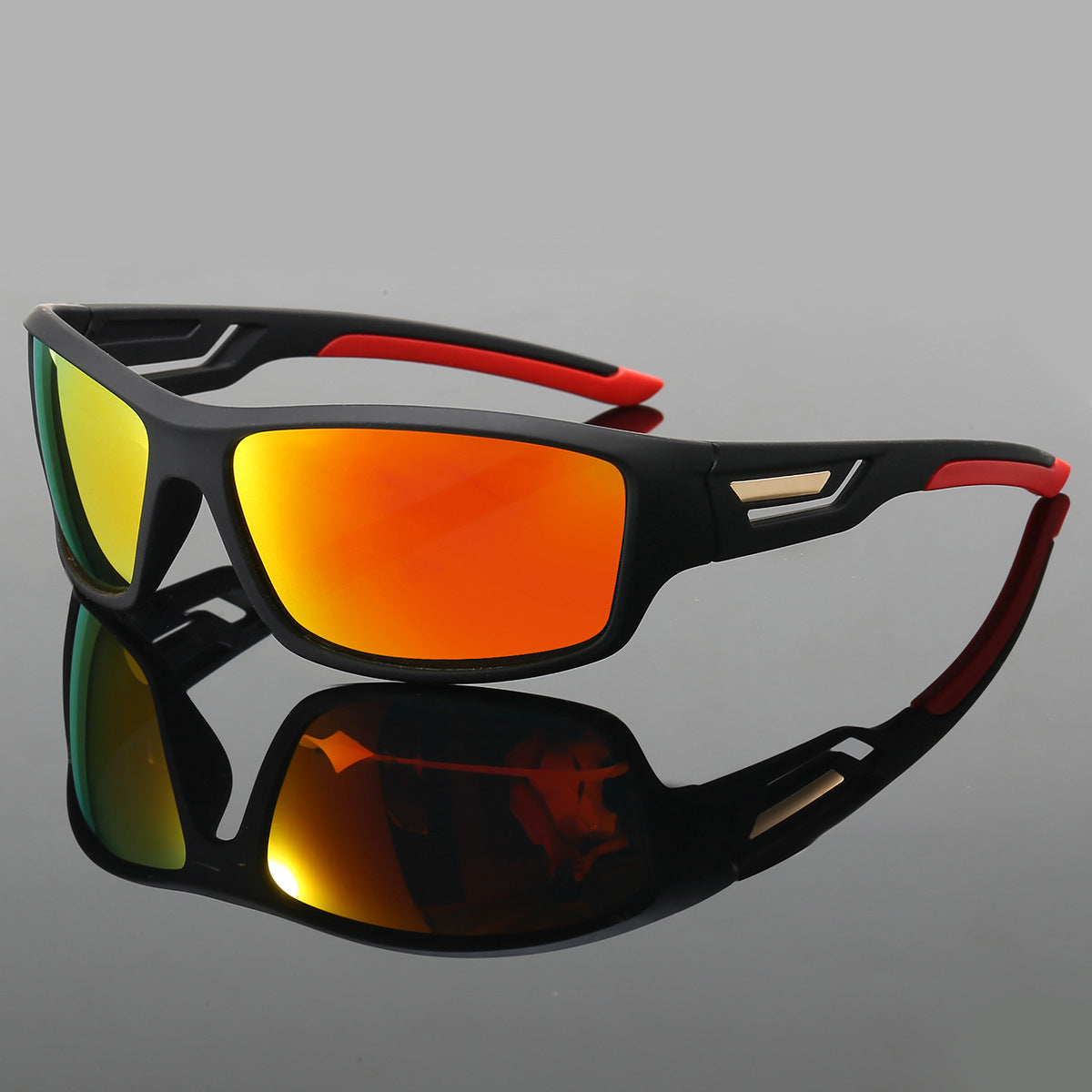 Men's Sporty Wraparound Polarized Sunglasses