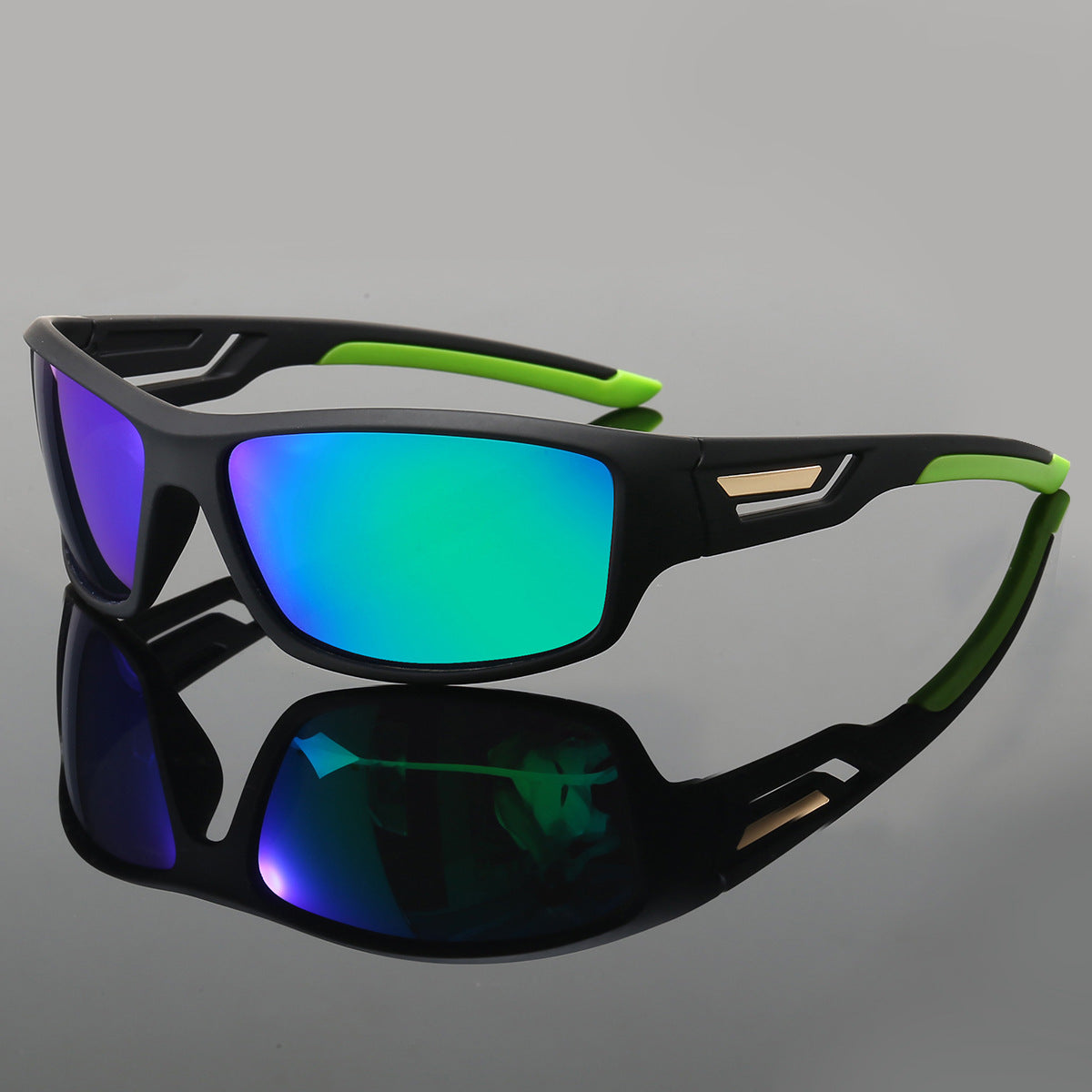 Men's Sporty Wraparound Polarized Sunglasses