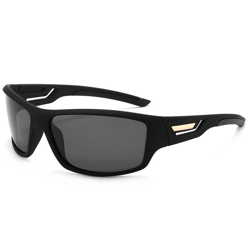 Men's Sporty Wraparound Polarized Sunglasses