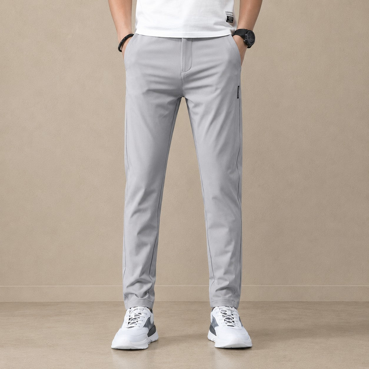 Men's Stretch Fabric Casual Pants