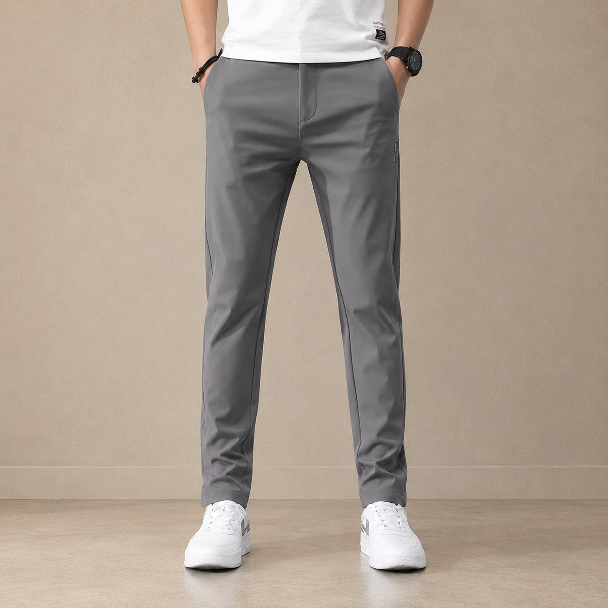 Men's Stretch Fabric Casual Pants