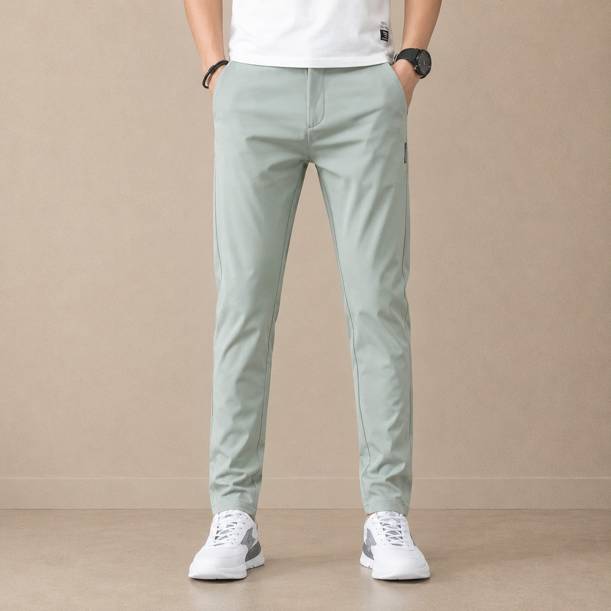 Men's Stretch Fabric Casual Pants
