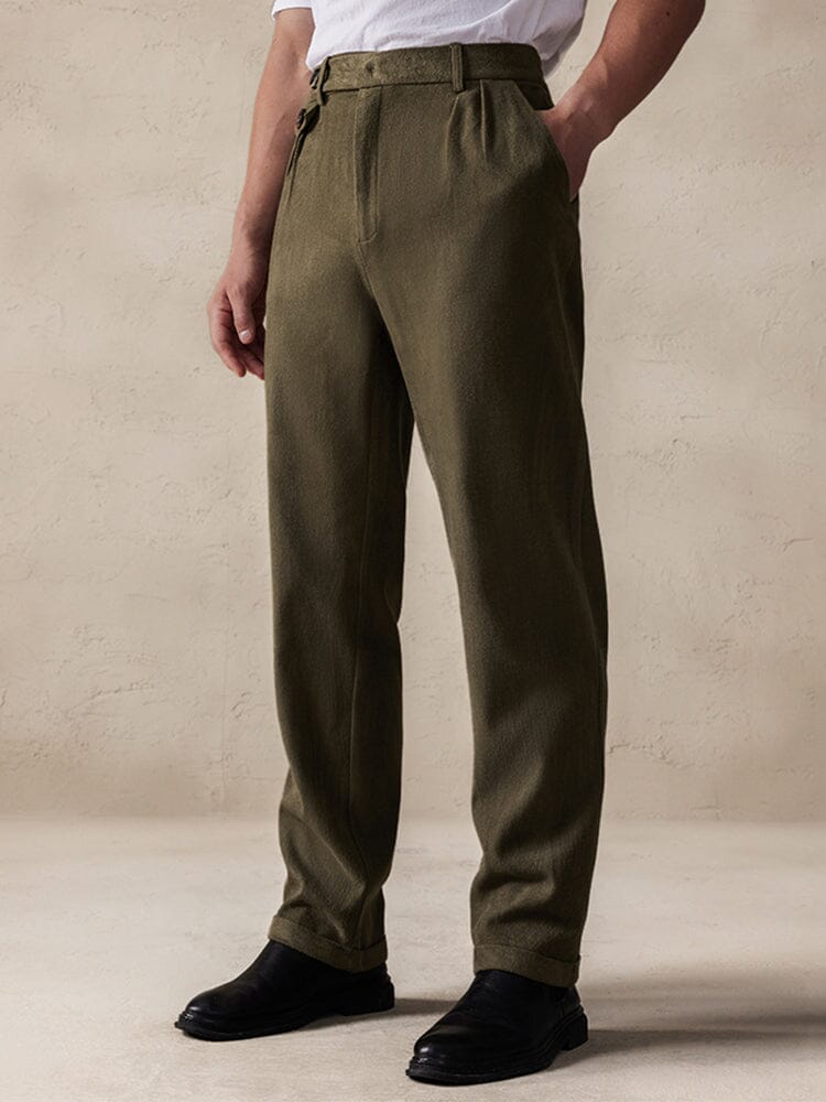 Men's Stretch Suede Casual Pants