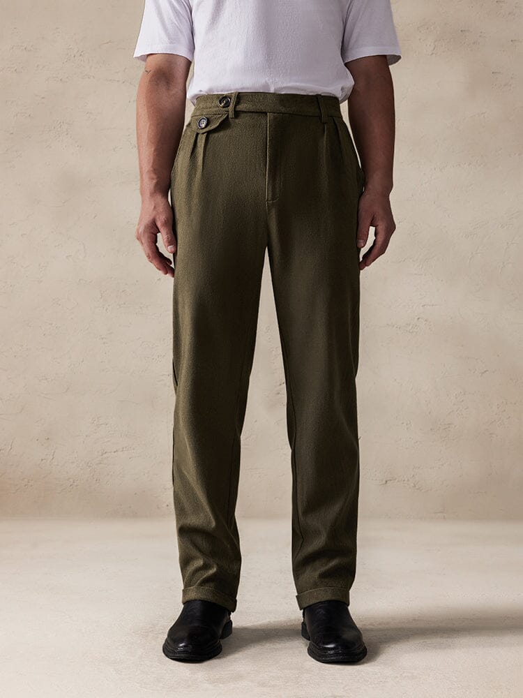 Men's Stretch Suede Casual Pants