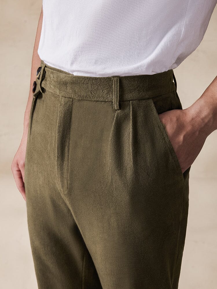 Men's Stretch Suede Casual Pants